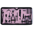 Hair Extension Tools Kit with Pliers, Hooks, Clips & Case